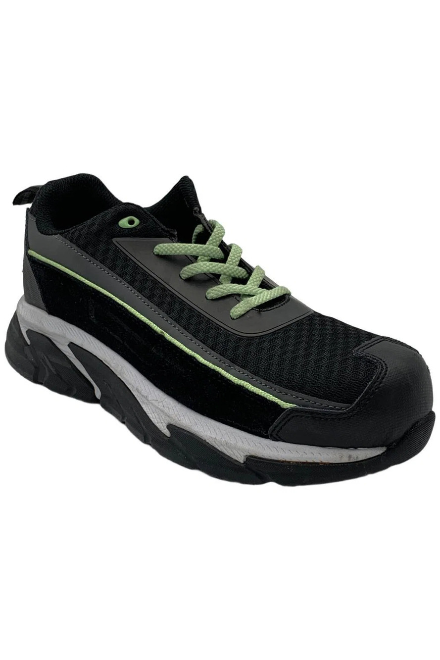 Avenger Women's A1010 Electra CT Work Boots Black/Green - Wide